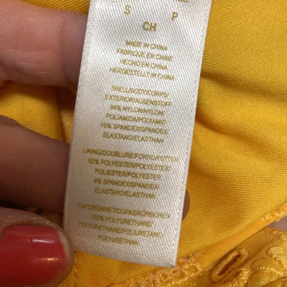 Kate spade eyelet floral cut out print halter neck swimsuit - Picture 6 of 9